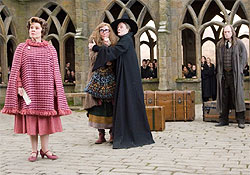 Umbridge, Minerva, Sibila e Filch
