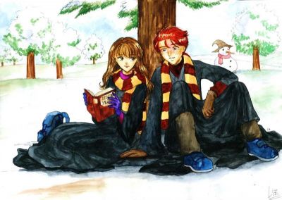 Rony e Hermione
