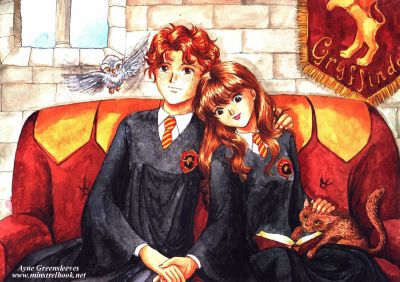 Rony e Hermione
