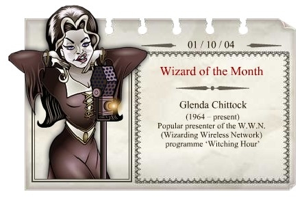 2004 - 10
Glenda Chittock 
(1964 - presente) 
Fundador da Companhia de Vassouras de Corrida Nimbus. 
