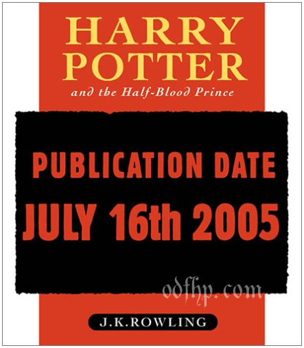 Capa Promocional de Harry Potter e o Enigma do Príncipe
